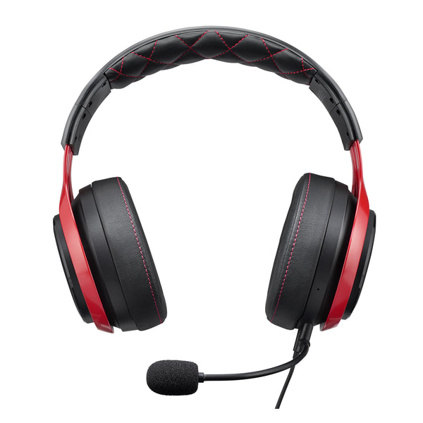 LucidSound LS25BK Wired Stereo Gaming Headset for eSports - Black/Red